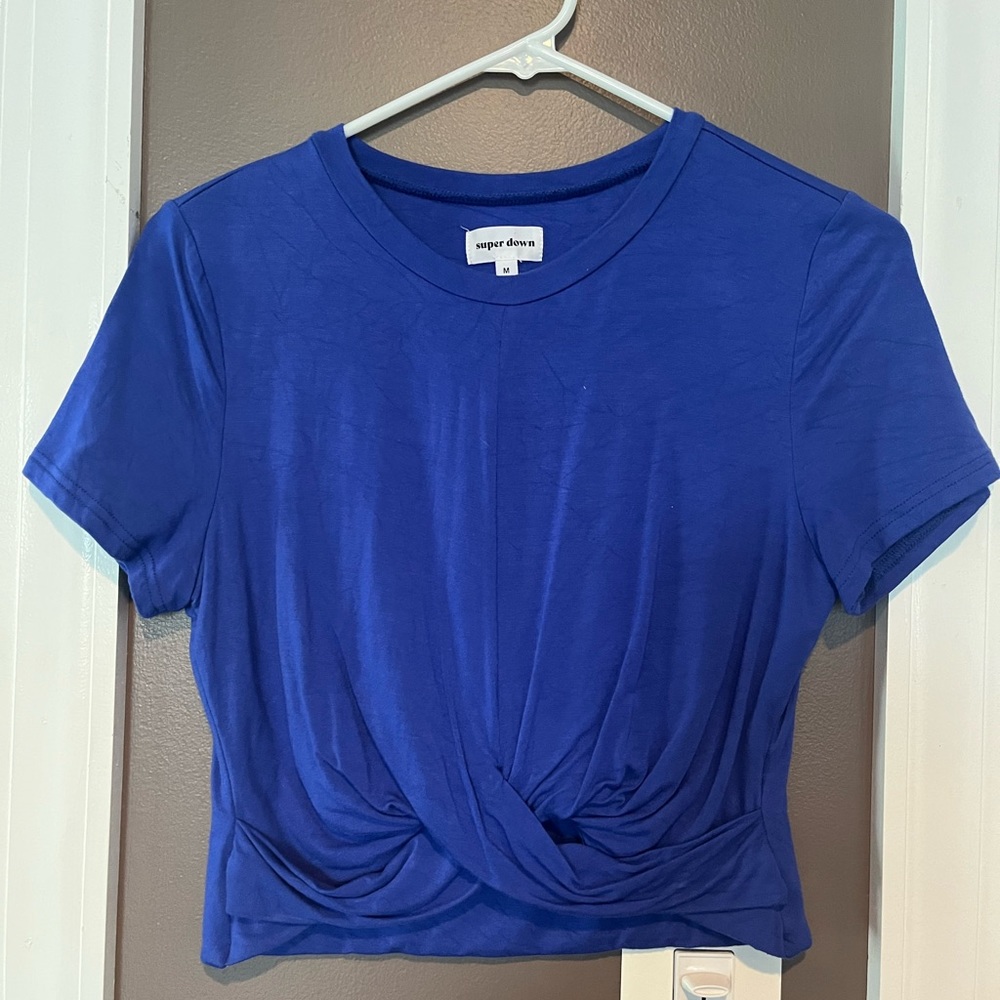 Superdown crop top